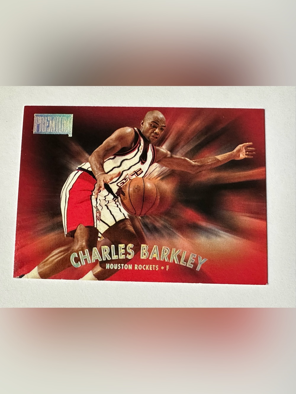 Charles Barkley Basketball Trading Card - Houston Rockets